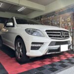 W166　ドラレコ取り付け