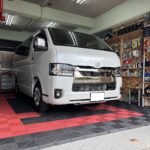 ハイエース　ゴルゴセキュリティ取り付け